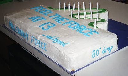 Millennium Force Cake